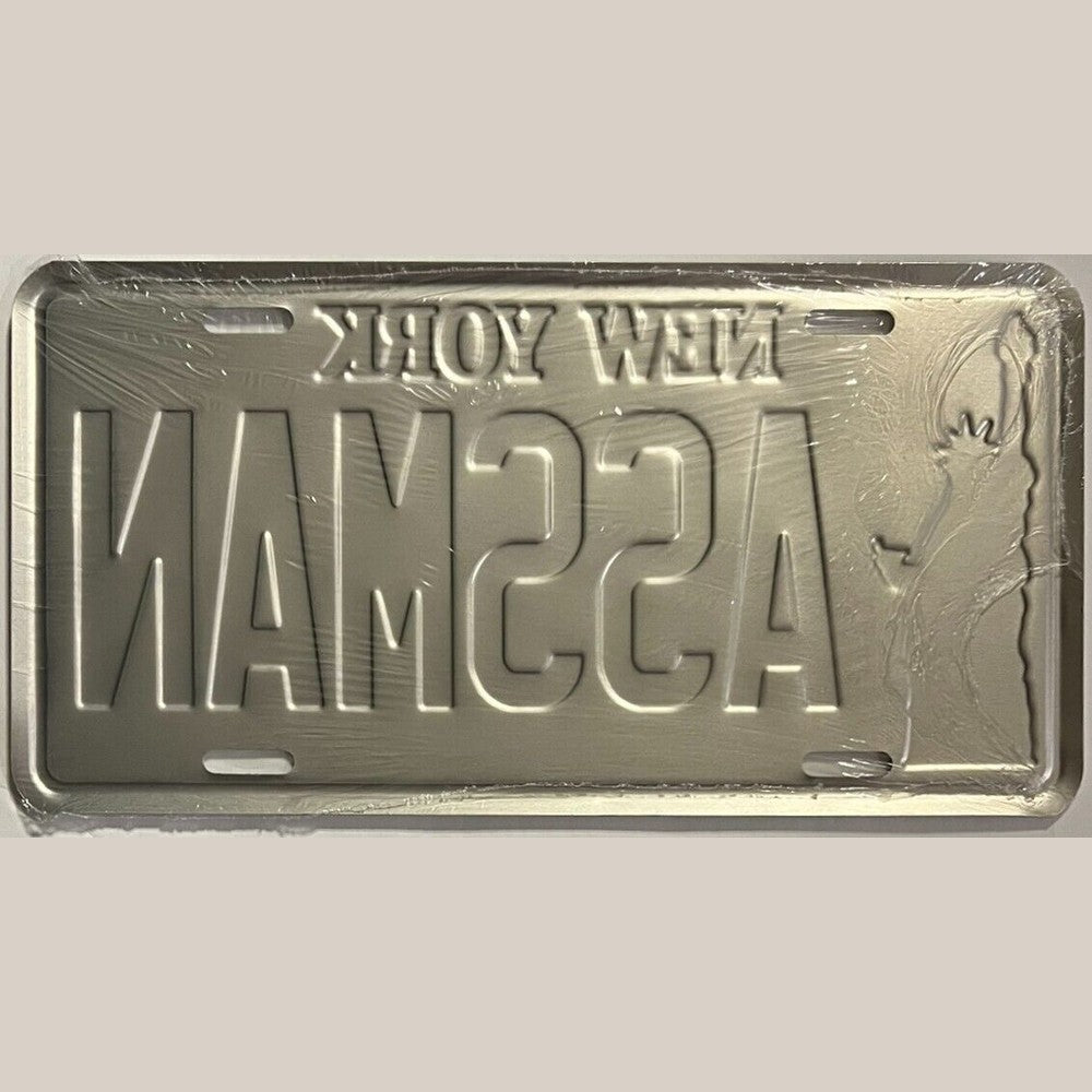 Seinfeld New York AssMan Novelty Embossed Metal License Plate NEW! eBay Motors:Parts & Accessories:Car & Truck Parts & Accessories:Exterior Parts & Accessories:License Plates & Frames Style Your Walls